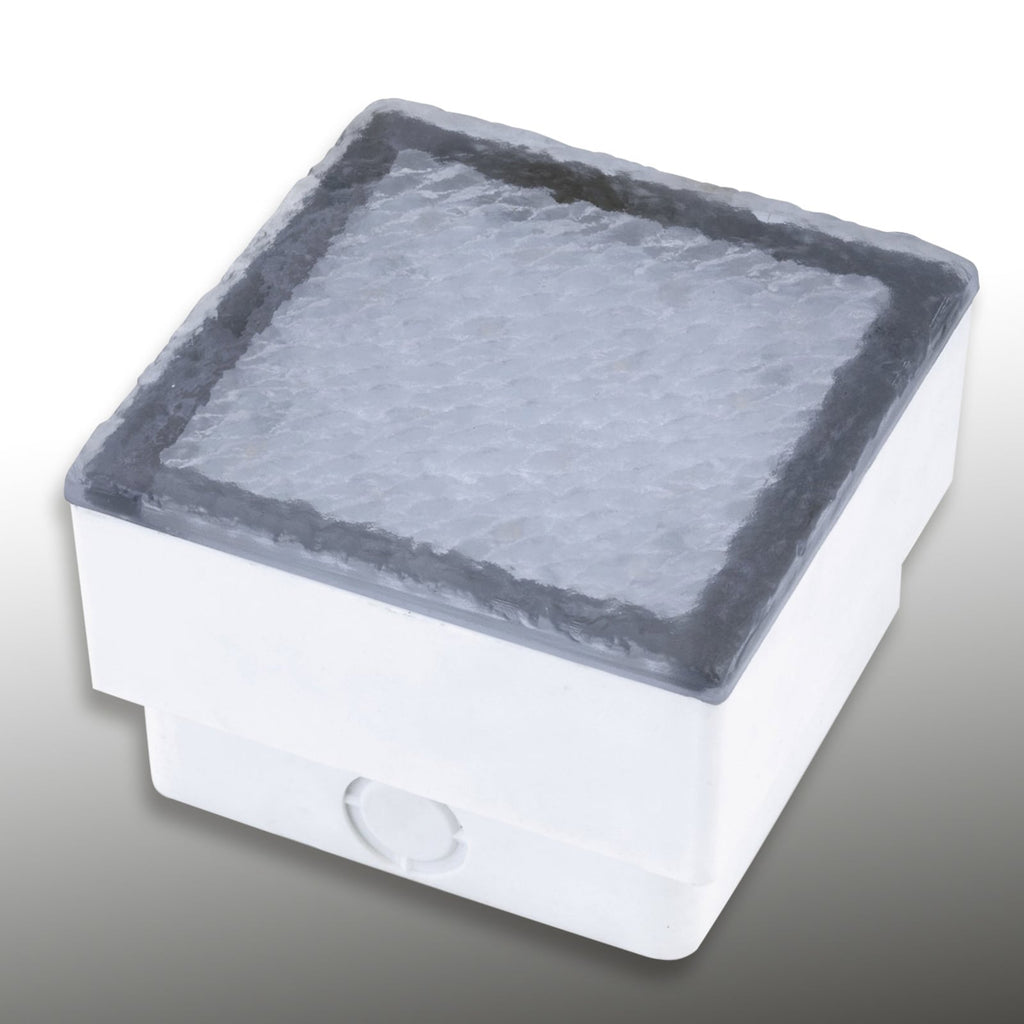 Detalj av LED bakkespot Akiaki brostein 10x10 cm varmhvit IP67