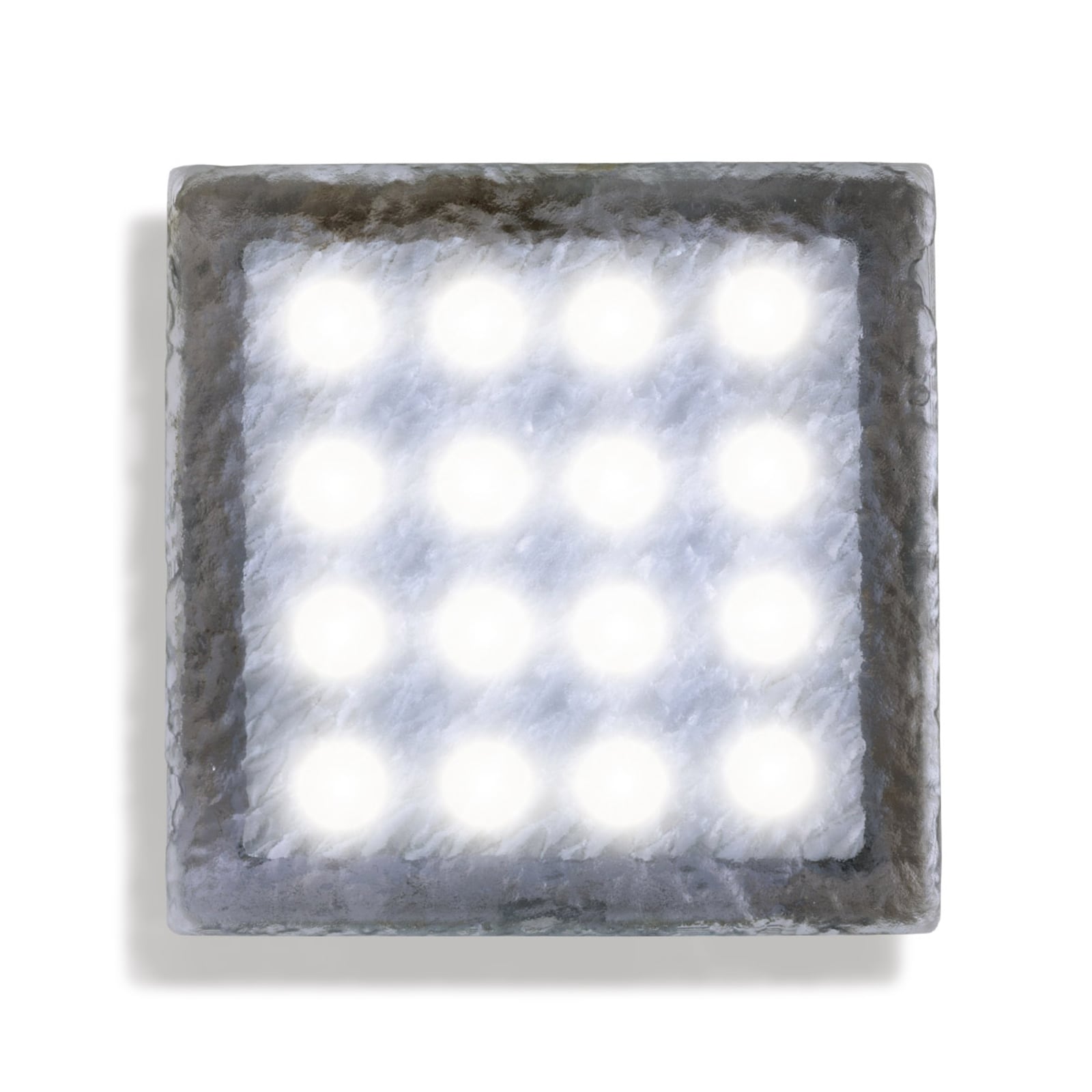 Oversikt over LED bakkespot Akiaki brostein 10x10 cm varmhvit IP67