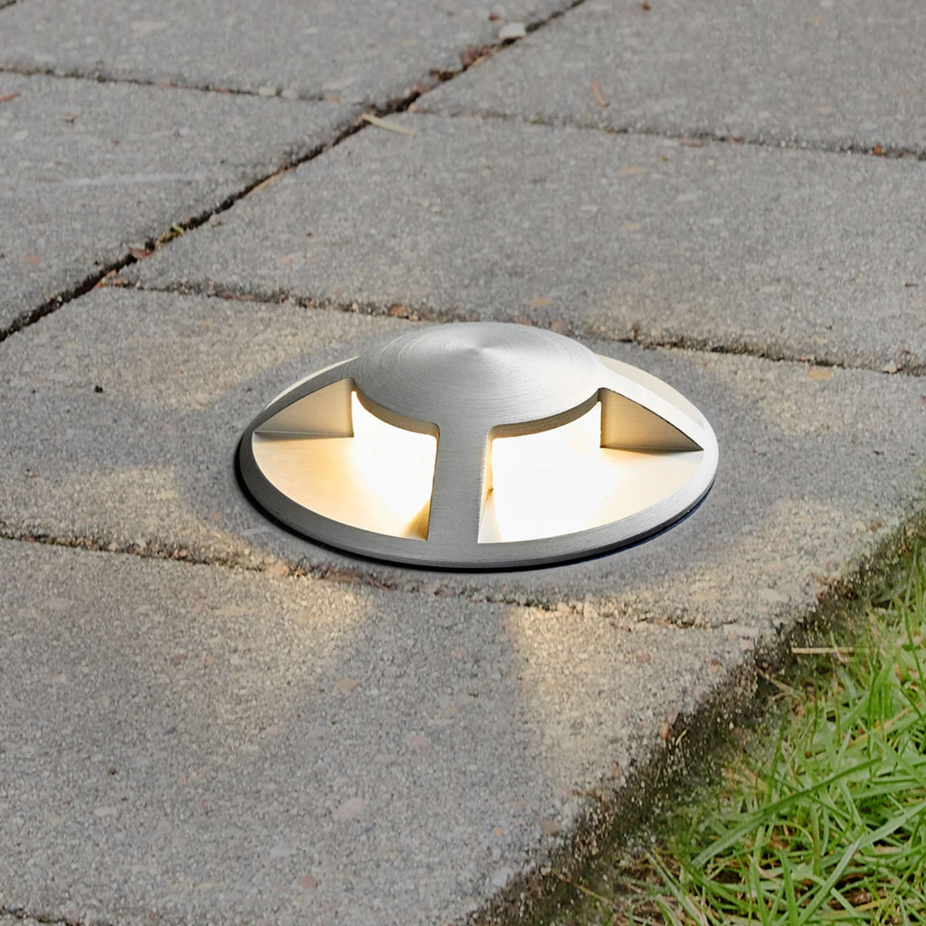 LED bakkespot Anina aluminium Ø8,8 cm 3W IP67 forfra