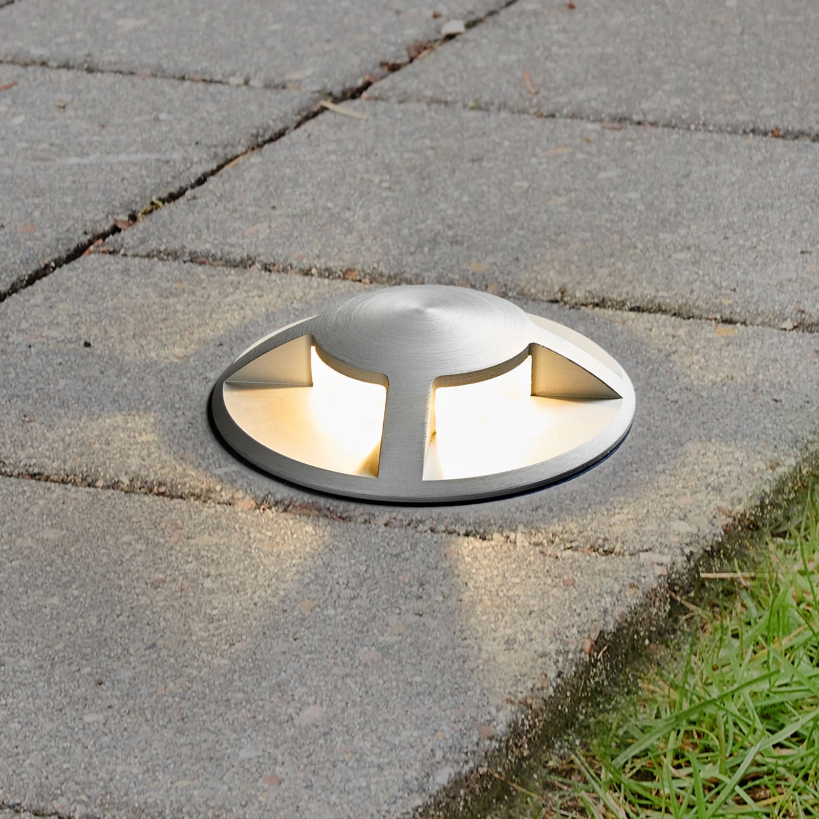 LED bakkespot Anina aluminium Ø8,8 cm 3W IP67 forfra