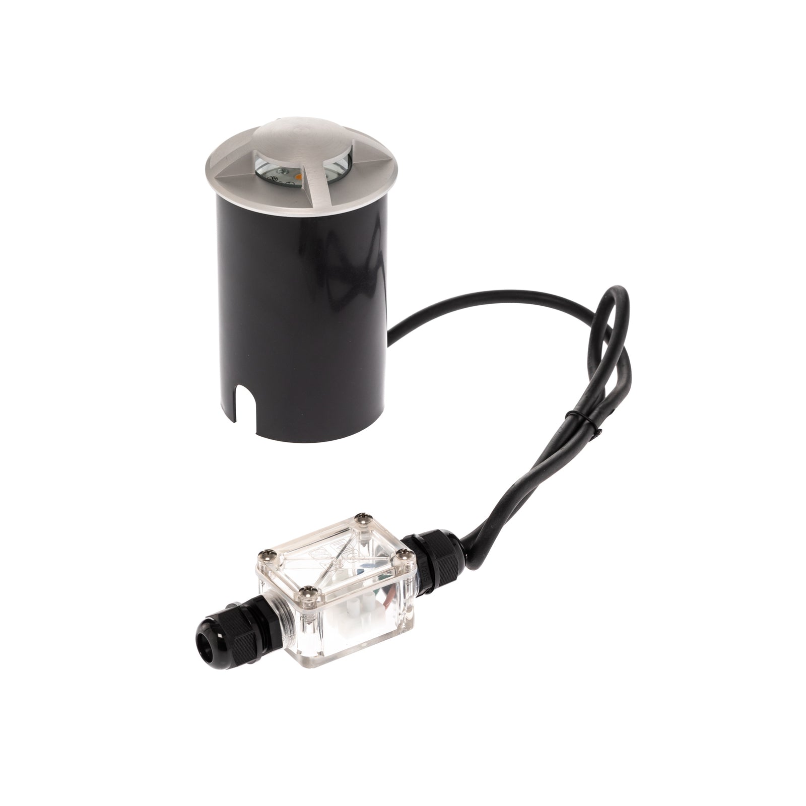 LED bakkespot Anina aluminium Ø8,8 cm 3W IP67 montert i hage