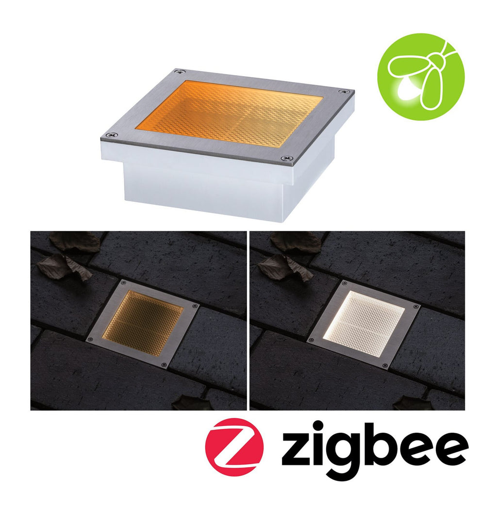 LED bakkespot Brick Zigbee med bevegelsessensor forfra