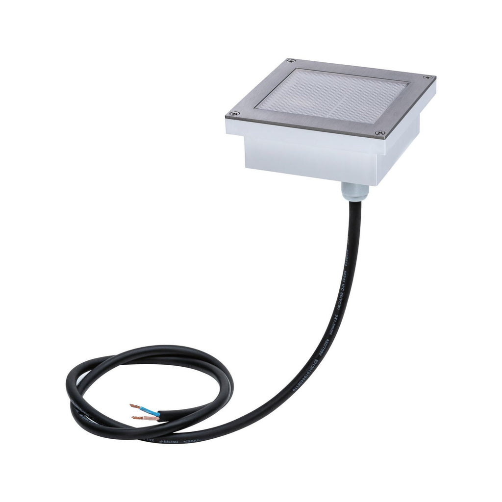 LED bakkespot Brick Zigbee materialer rustfritt stål og glass
