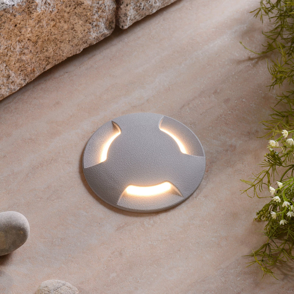 LED bakkespot Ceci 120-3L grå CCT detalj