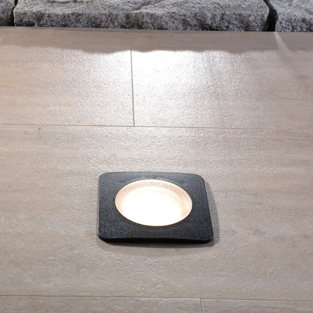 LED bakkespot Ceci 120-SQ svart CCT lysfargevalg