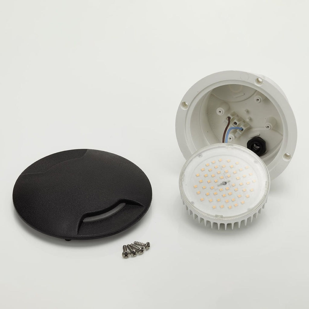 LED bakkespot Ceci 160-2L med lys på i mørket
