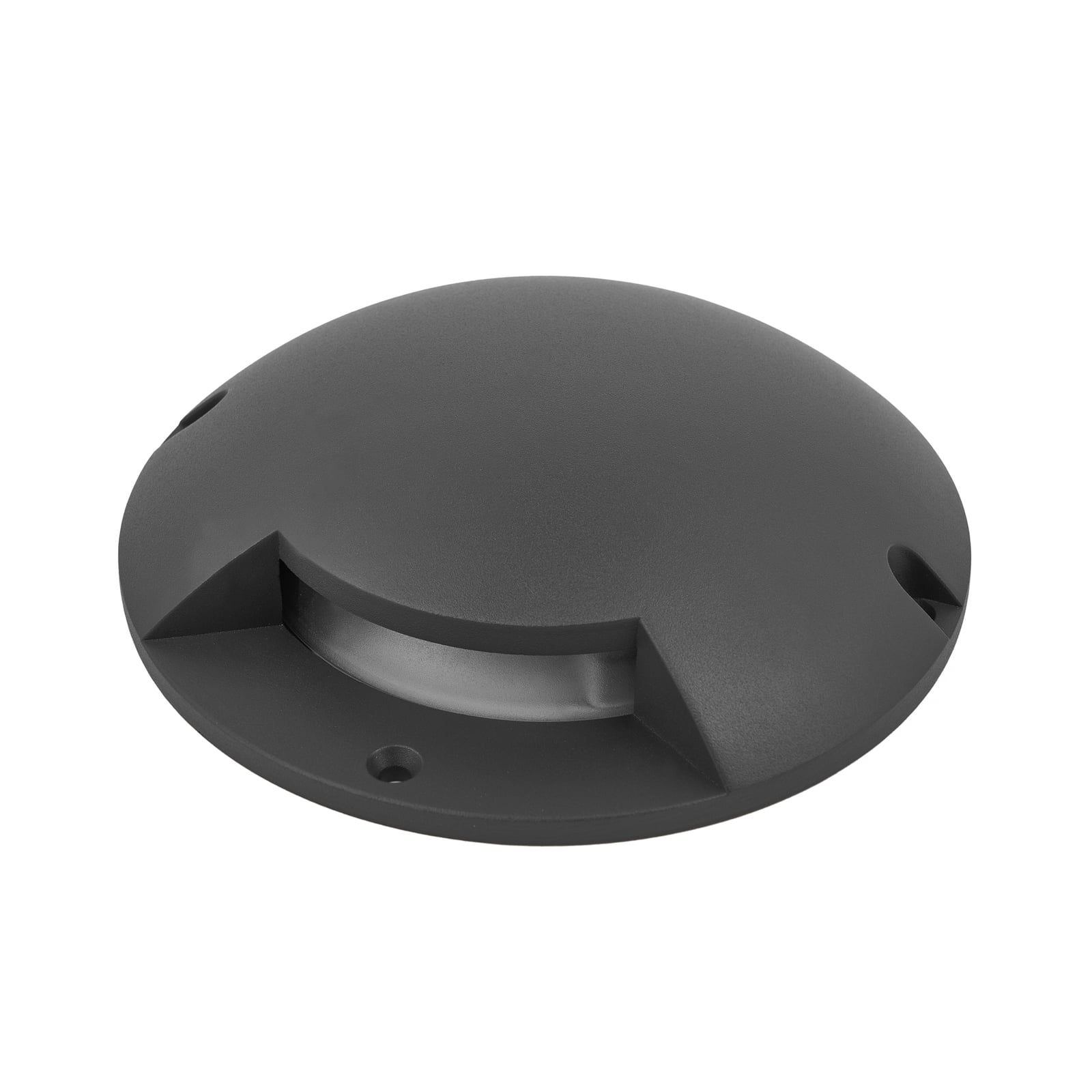 LED bakkespot Cormac Ø21 cm aluminium IP67 nærbilde av lyskilde