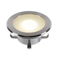 LED bakkespot Dasar Flat 120 rustfritt stål forfra