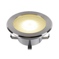 LED bakkespot Dasar Flat 120 rustfritt stål 4000K IP65 forfra