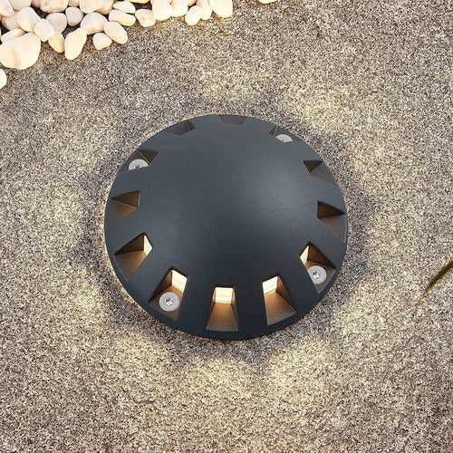 LED bakkespot Emiro aluminium forfra