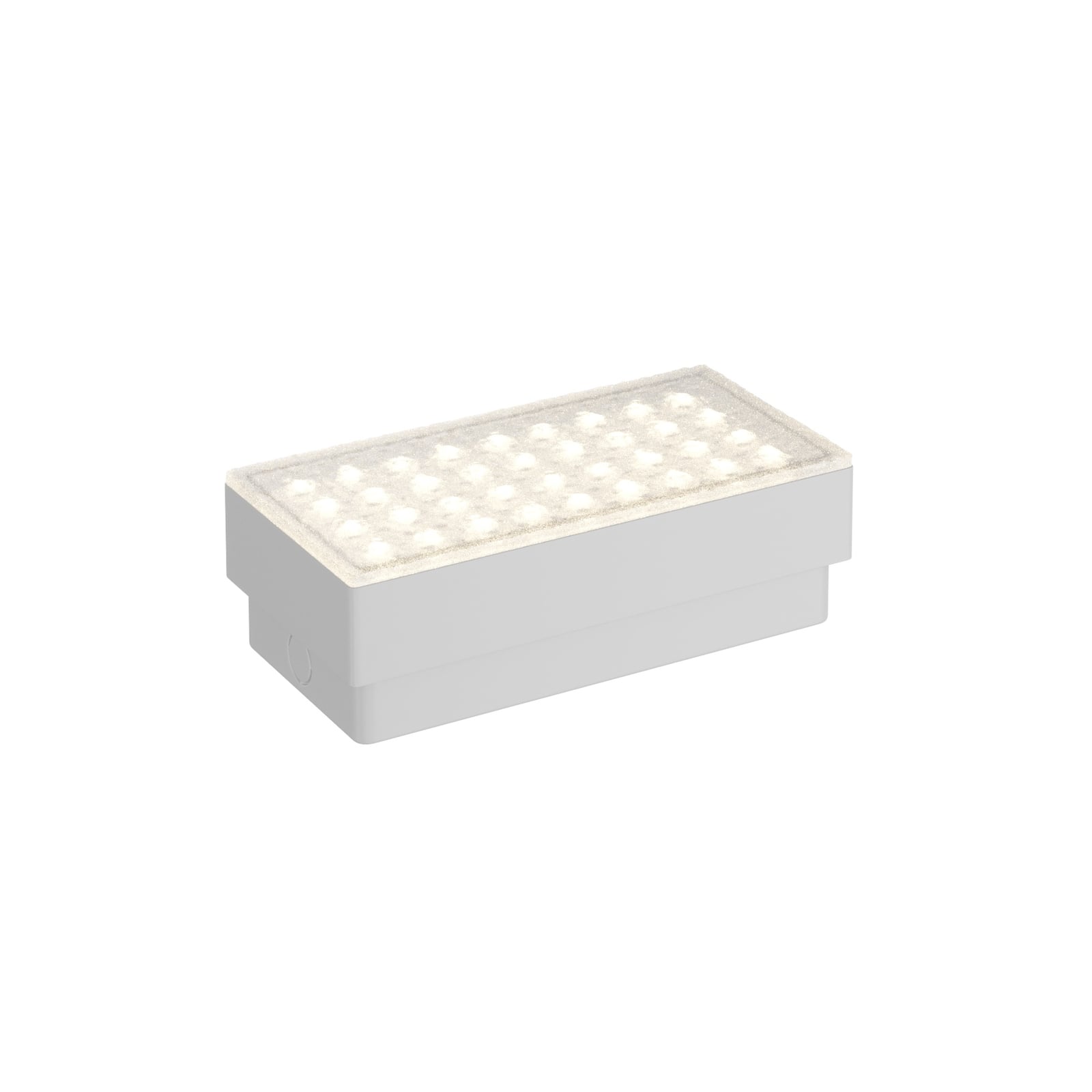 LED bakkespot Ewgenie 20x10 cm varmhvit IP67 montert i bakken