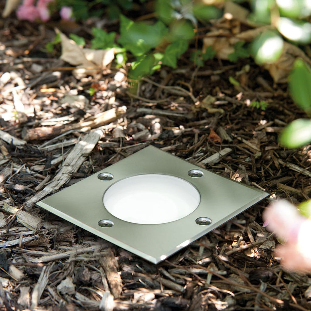 LED bakkespot firkantet GU10 3,5W varmhvit IP67 - Paulmann forfra