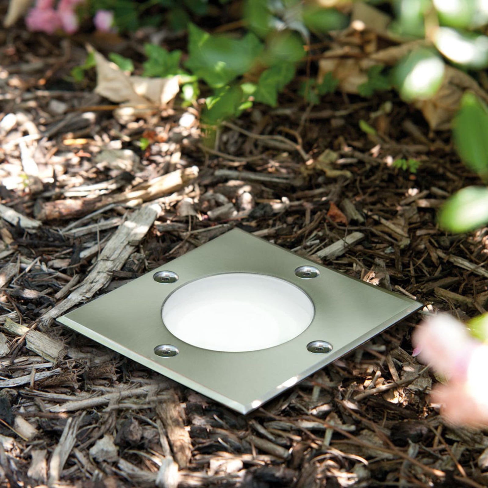 LED bakkespot firkantet GU10 3,5W varmhvit IP67 - Paulmann forfra