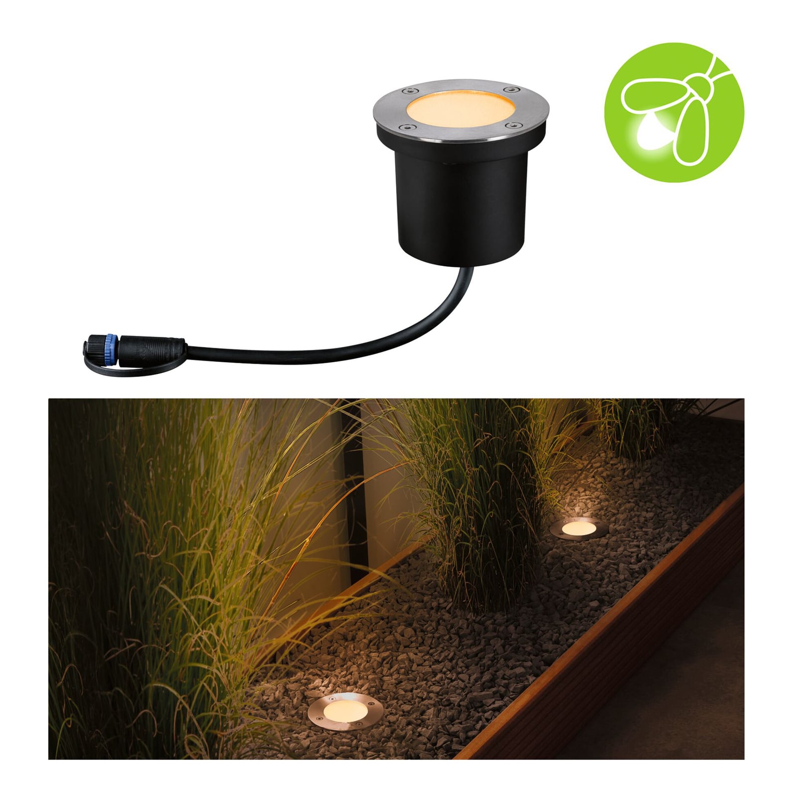 LED bakkespot Floor aluminium 4,5W 2200K IP67 nærbilde