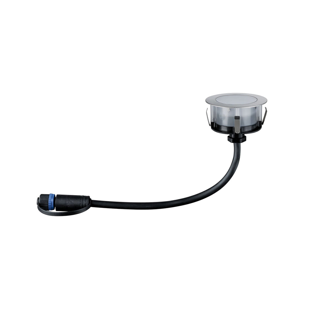 LED bakkespot Floor RGBW Zigbee rustfritt stål IP67 Ø7 cm detalj