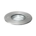 LED bakkespot Frisco rund svingbar rustfritt stål IP67 front