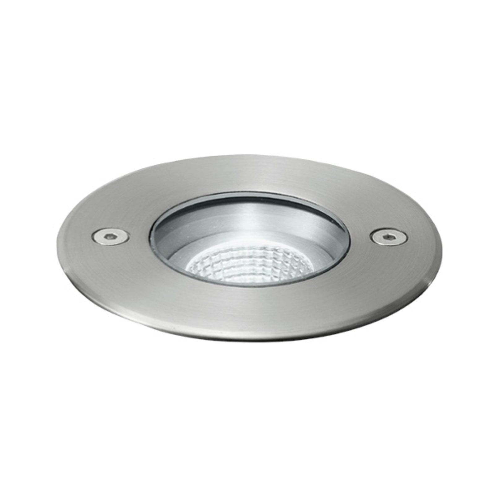 LED bakkespot Frisco rund svingbar rustfritt stål IP67 front