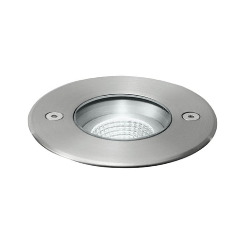 LED bakkespot Frisco rund svingbar rustfritt stål IP67 front