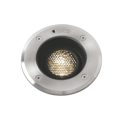 LED bakkespot Geiser sjøvannsbestandig Ø13 cm 38° IP67 fra FARO BARCELONA forfra