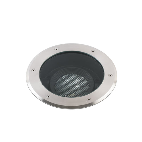 LED bakkespot Geiser sjøvannsbestandig Ø26 cm IP67 fra FARO BARCELONA sett forfra
