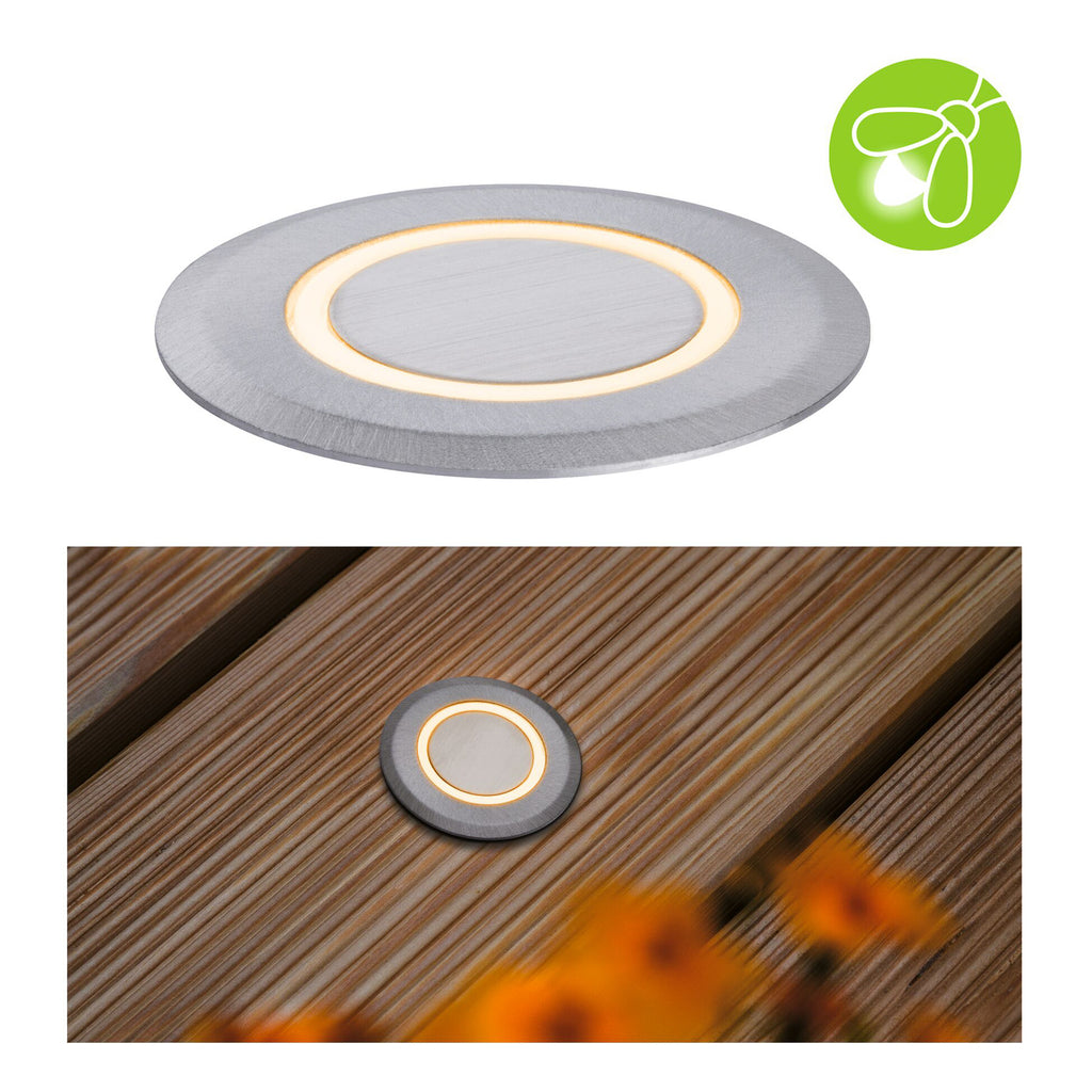 LED bakkespot Goldlicht Ø5 cm 2200K IP67 montert
