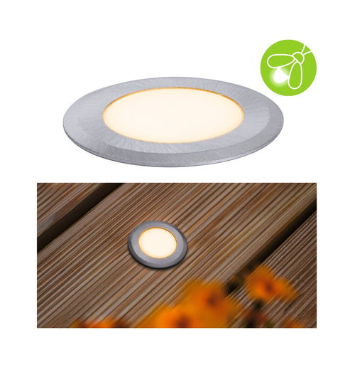 LED bakkespot Goldlicht Ø5 cm 2200K varmhvit IP67 Paulmann forfra