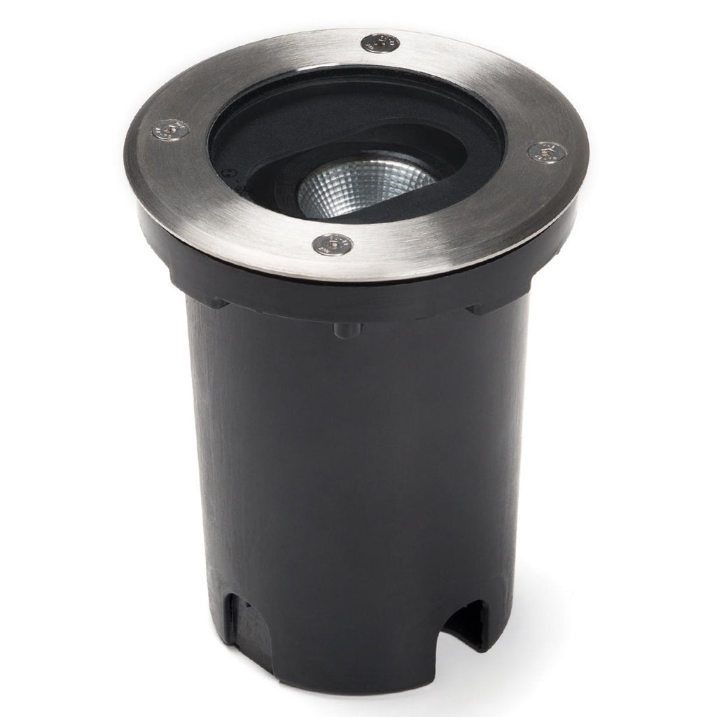 LED bakkespot Ground Spot aluminium Ø12 cm IP67 forfra