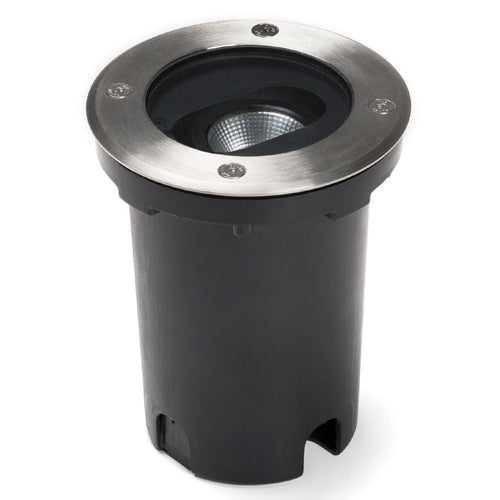 LED bakkespot Ground Spot aluminium Ø12 cm IP67 forfra