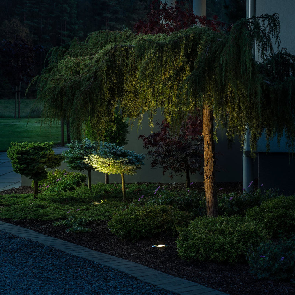 LED bakkespot Ground Spot aluminium Ø12 cm IP67 bakside