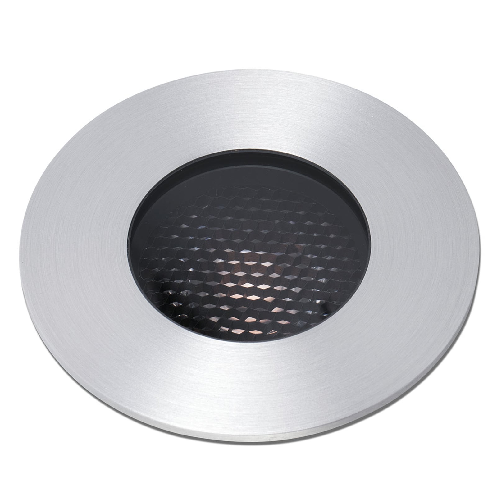 LED bakkespot Grund matt nikkel Ø9 cm IP67 forfra