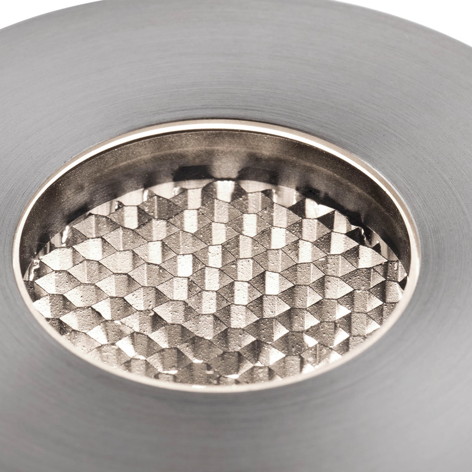 LED bakkespot Grund matt nikkel Ø8 cm 7W IP67 bakside
