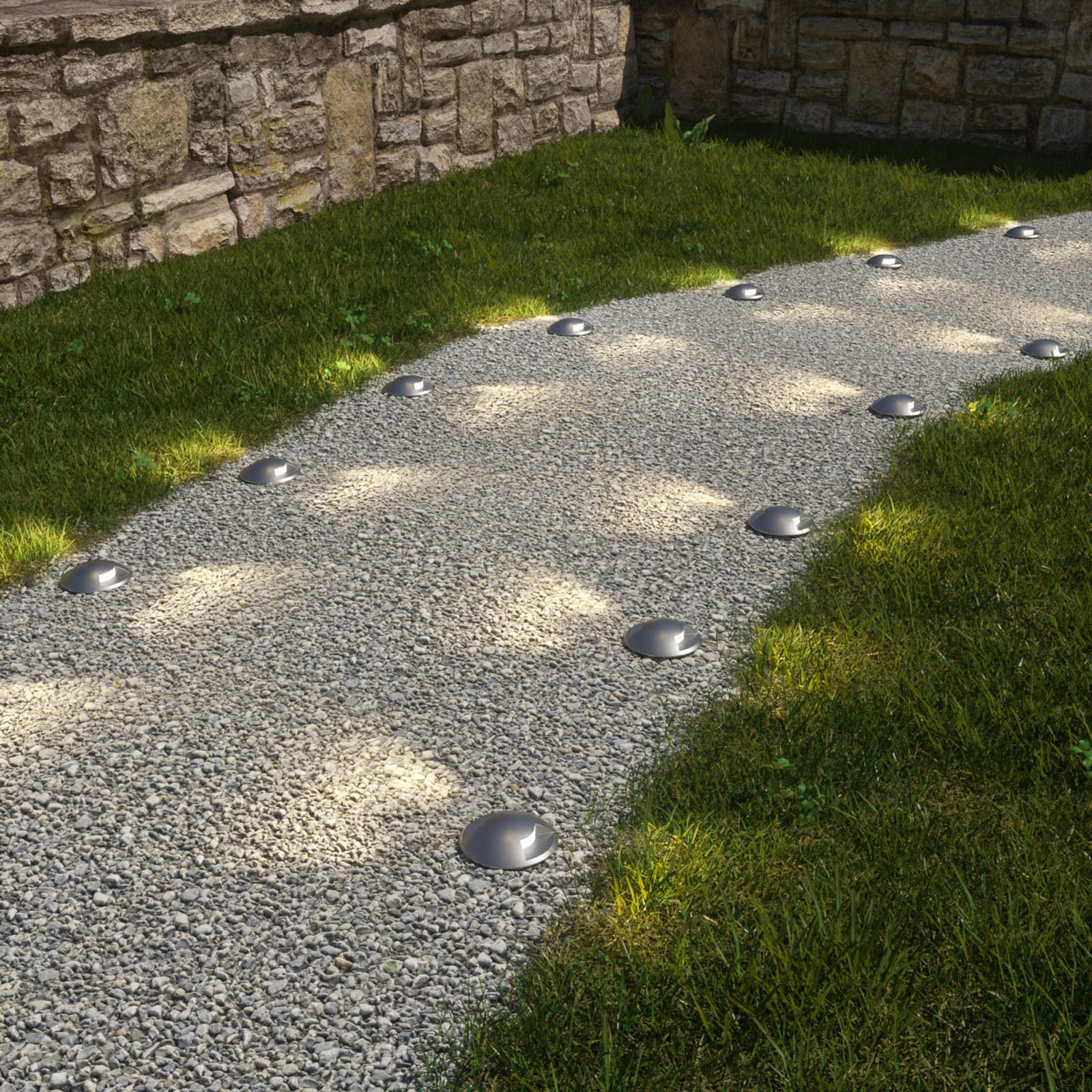 LED bakkespot Helene dimbar aluminium detalj