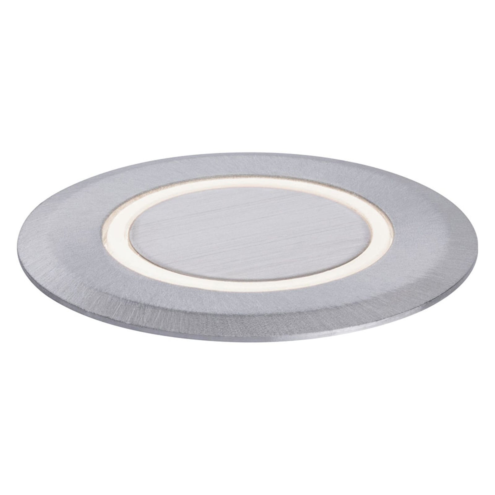 LED bakkespot House rund børstet stål Ø5 cm detalj