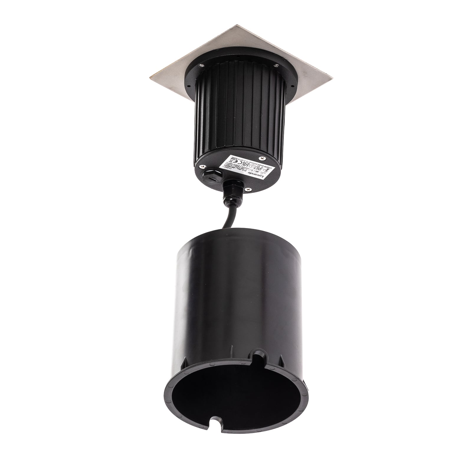 Nærbilde av LED bakkespot Jos svingbar rustfritt stål 12,5 cm IP67