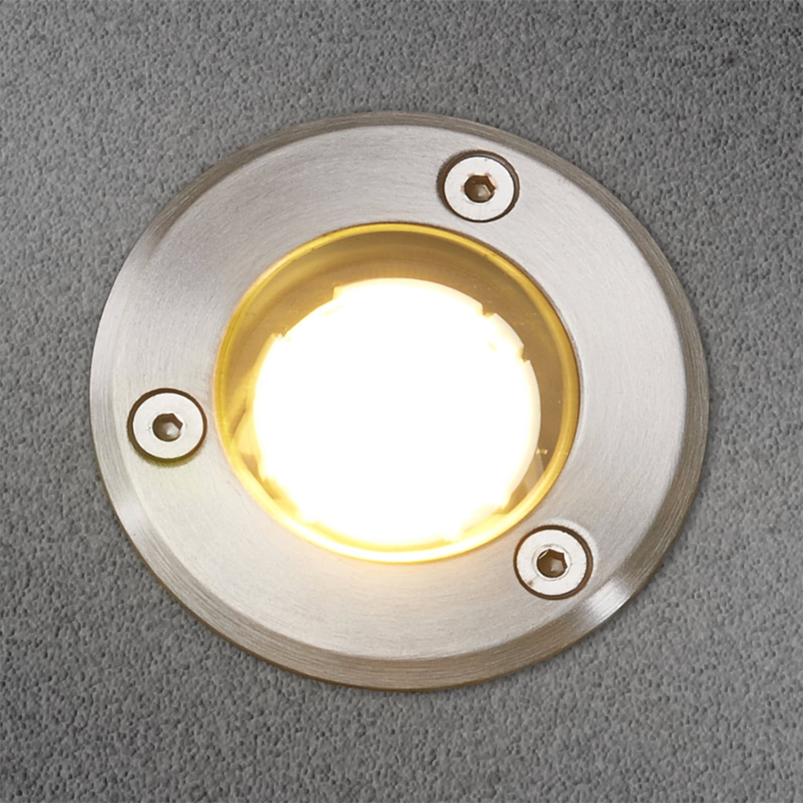 LED bakkespot Kenan rustfritt stål Ø7 cm IP67 bakside
