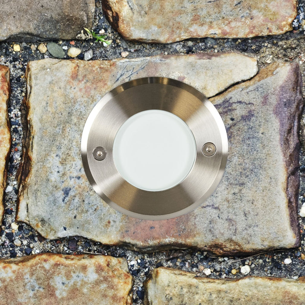LED bakkespot LED-18 rustfritt stål bakside