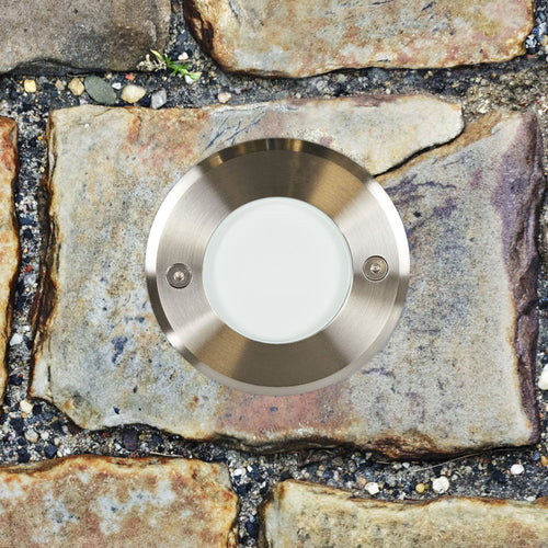 LED bakkespot LED-18 rustfritt stål bakside