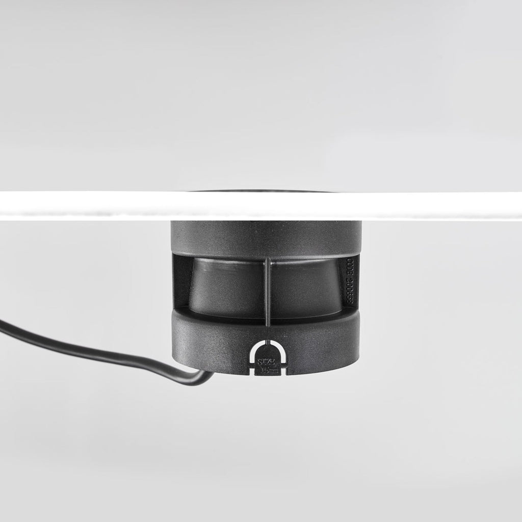 LED bakkespot LED-18 rustfritt stål sideprofil