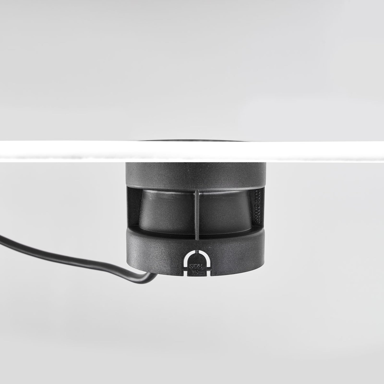 LED bakkespot LED-18 rustfritt stål sideprofil