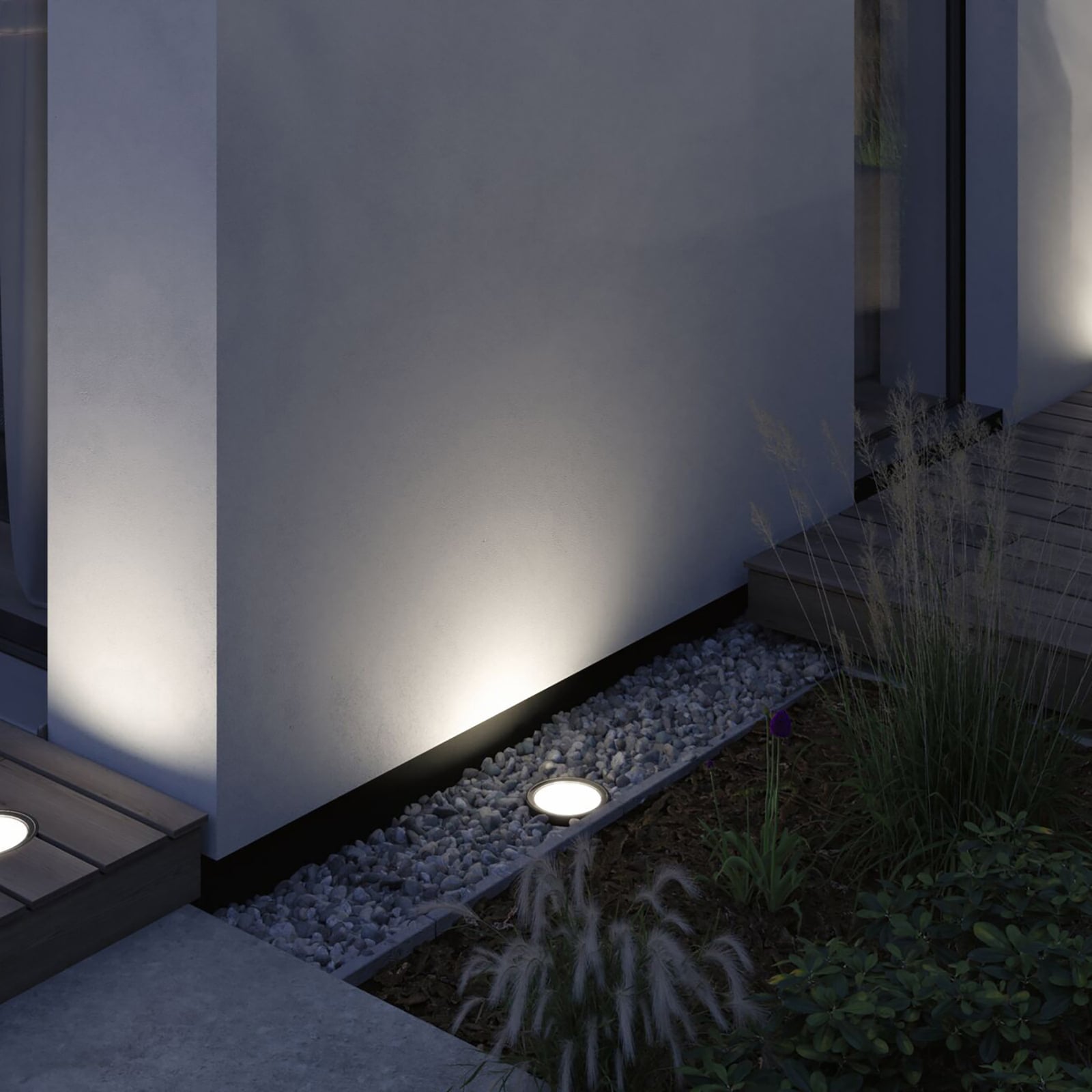 LED bakkespot Ocos dimbar antrasitt front