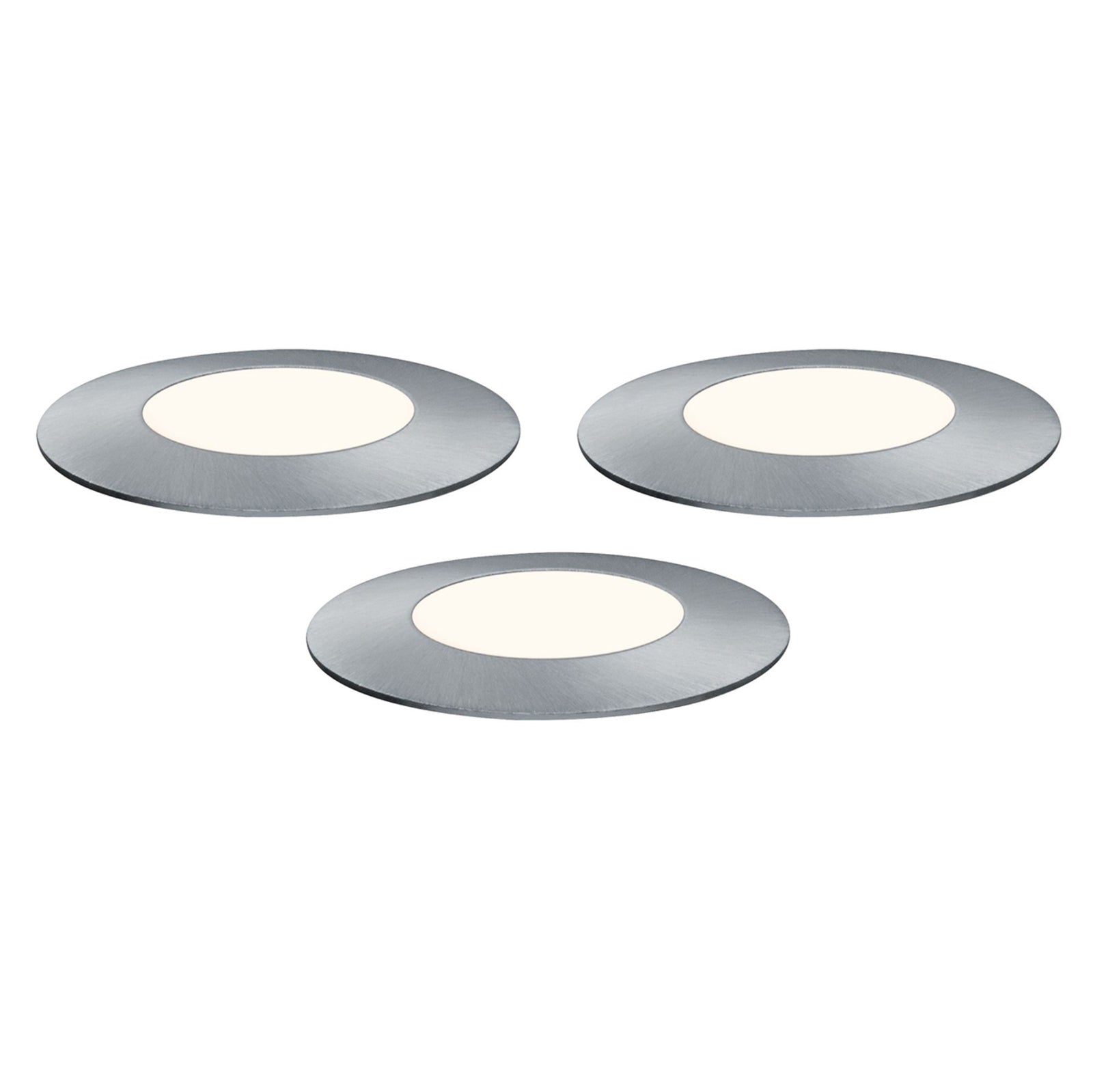 LED bakkespot Plug & Shine Floor Mini 3-pk dimbar IP65 montert i hage