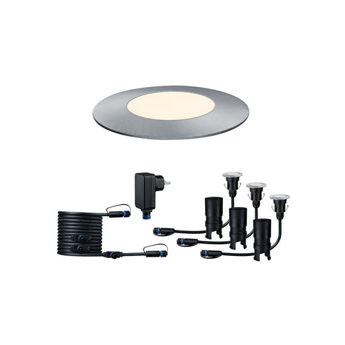LED bakkespot Plug & Shine Mini 3-pk basissett dimbar IP65 forfra