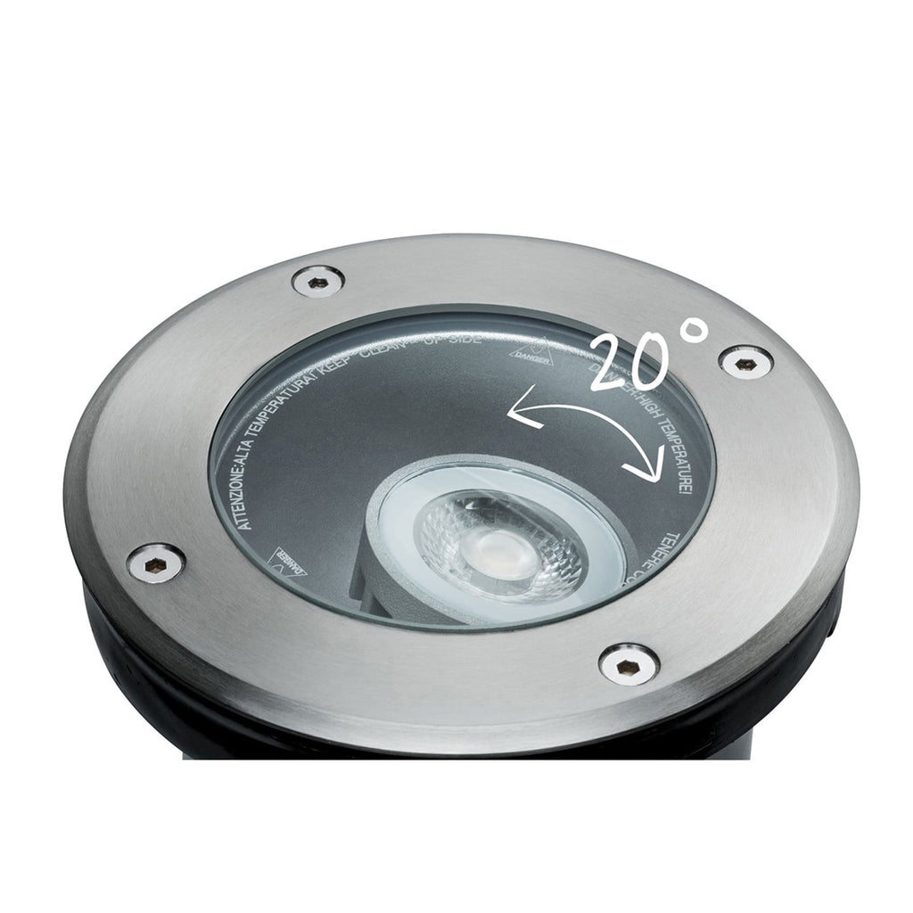 LED bakkespot Plug & Shine svingbar Ø14 cm med kabel