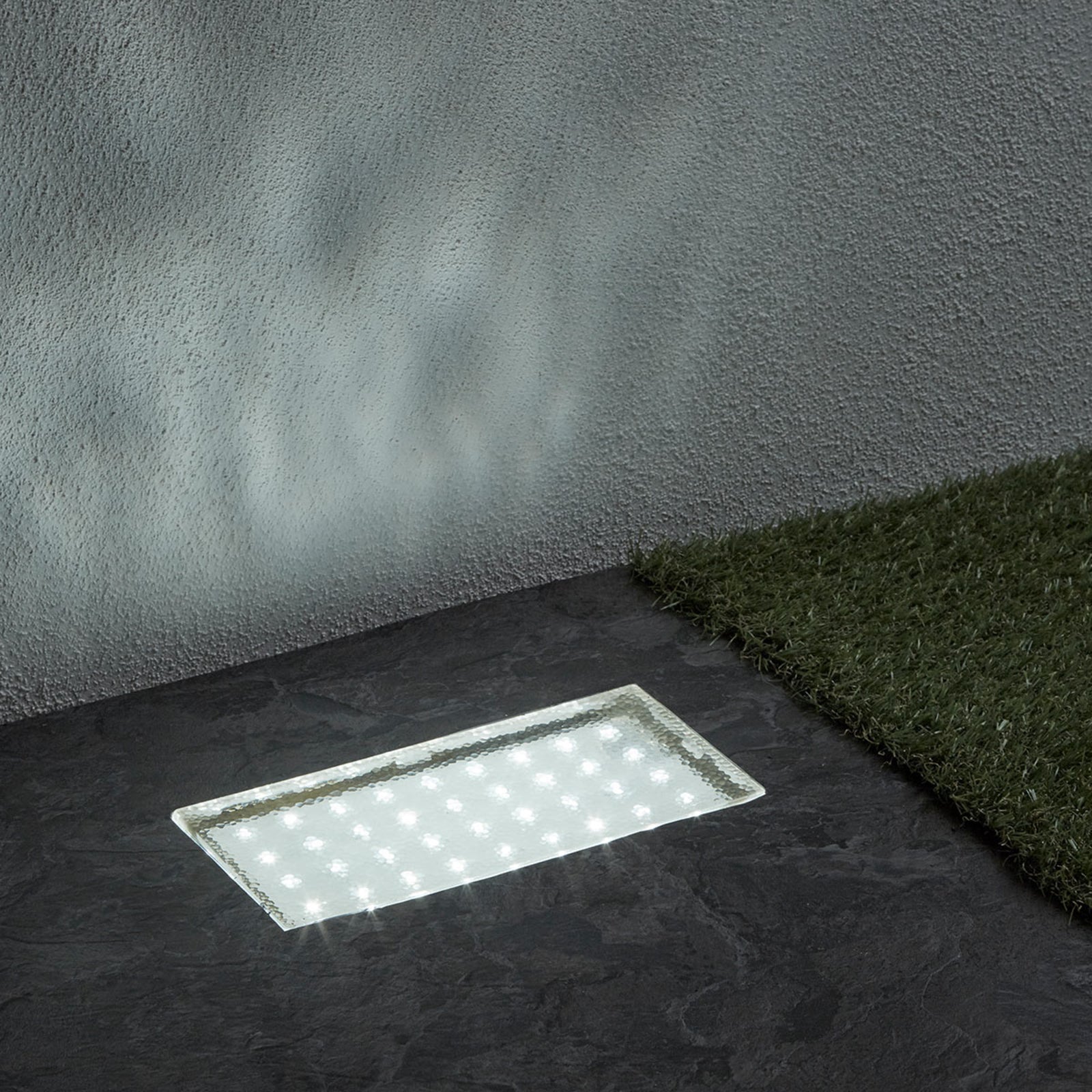 LED bakkespot rektangulær hvit 20 cm IP68 - Searchlight bakside