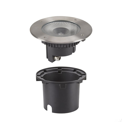 LED bakkespot Rocci 200 rustfritt stål Ø20 cm IP67 bakside