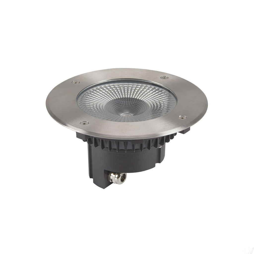 LED bakkespot Rocci 200 rustfritt stål Ø20 cm IP67 detaljvisning