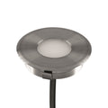 LED bakkespot rund Ø4,5 cm rustfritt stål IP67 3000K - EVN forfra