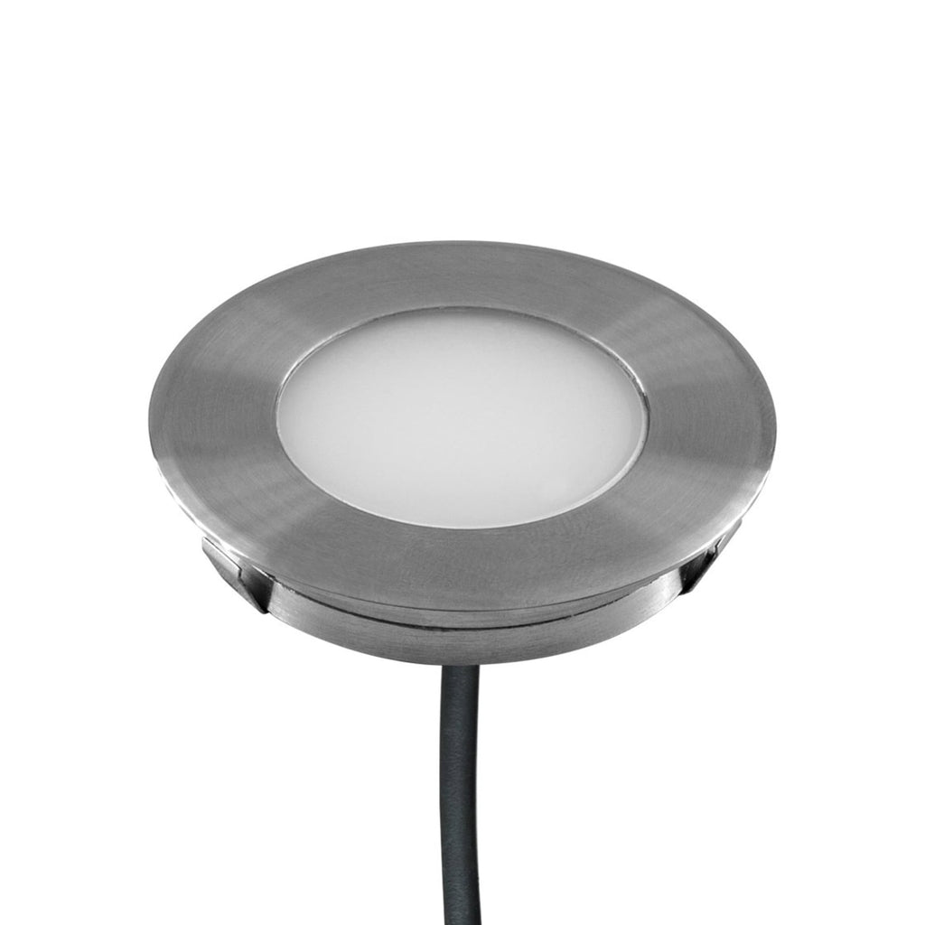 LED bakkespot rund Ø6 cm opalglass IP67 varmhvit detalj
