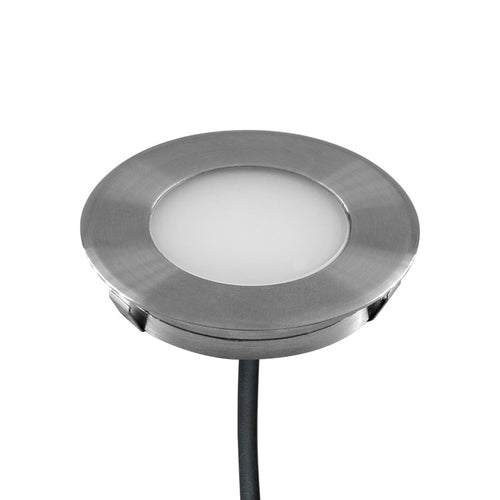 LED bakkespot rund Ø6 cm opalglass IP67 varmhvit detalj