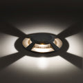 LED bakkespot Scopum rund 4-veis antrasitt IP67 7W forfra